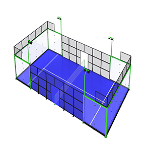 Indoor padel court dimensions